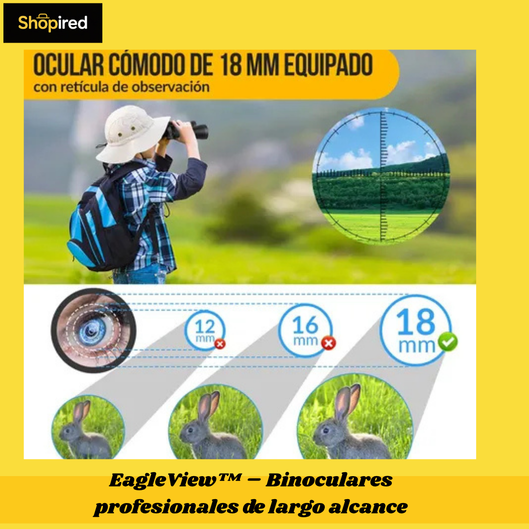 EagleView™ – Binoculares profesionales de largo alcance