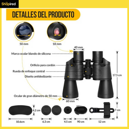 EagleView™ – Binoculares profesionales de largo alcance